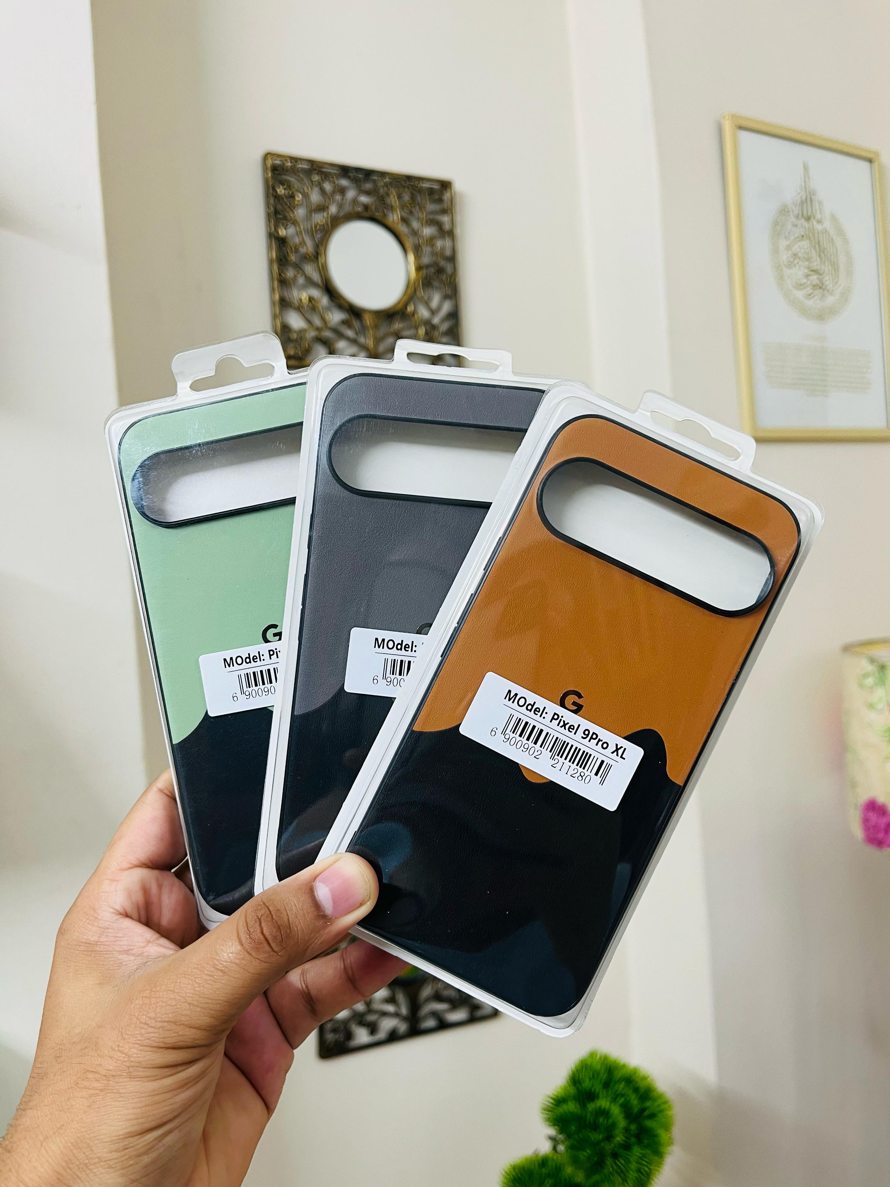 Google Pixel 9 Pro XL Back Cover Premium Quality Leathre Finished Phone Case_img_5