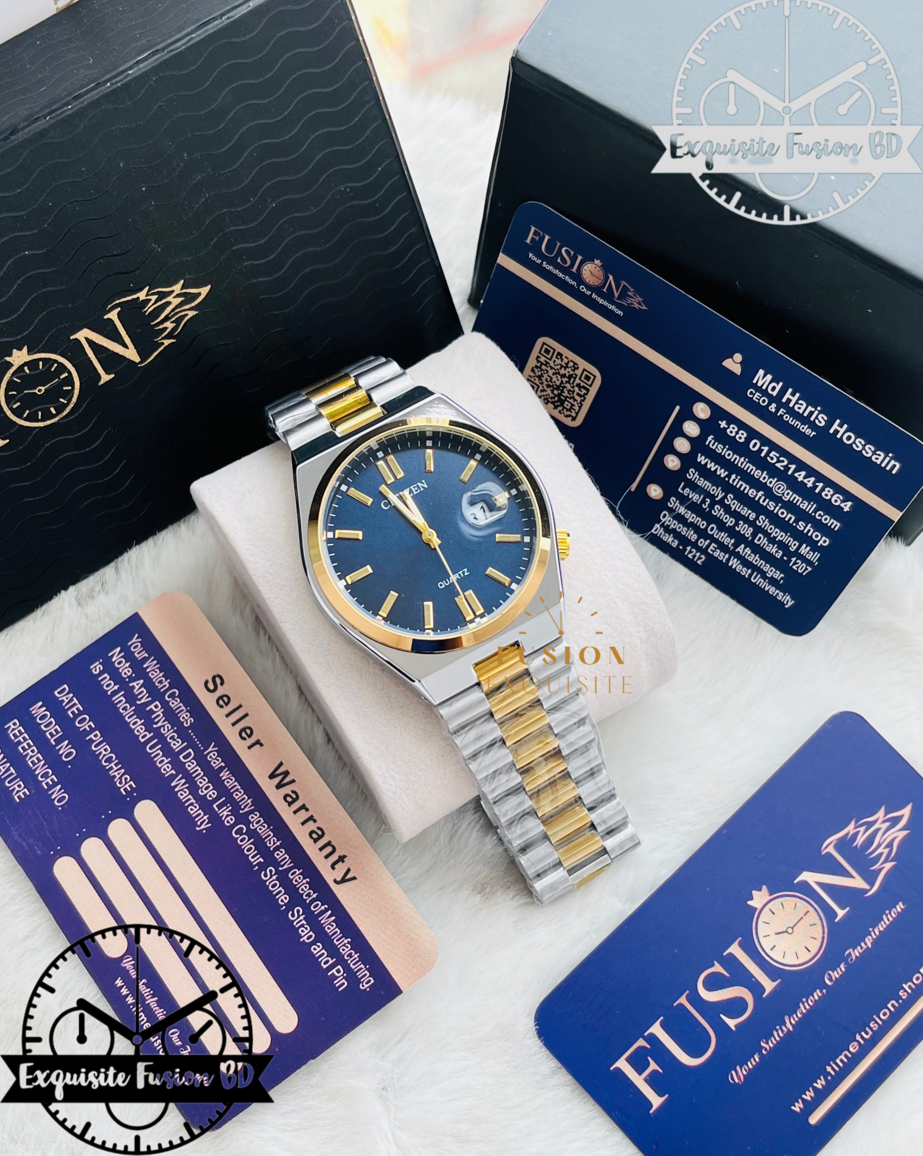 Citizen Tsuyosa Dual Tone Blue Dial Watch (AA Grade)