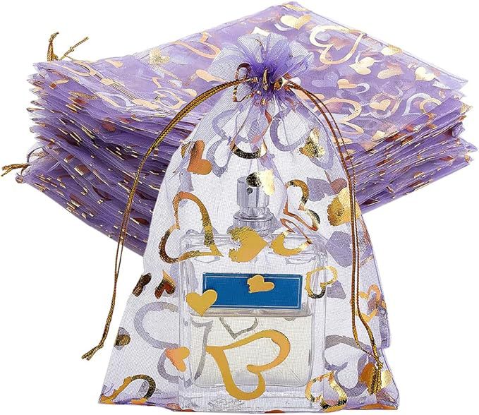 13x18cm Big Size Heart Shaped Gift Pouch bag 5x7inc_img_2