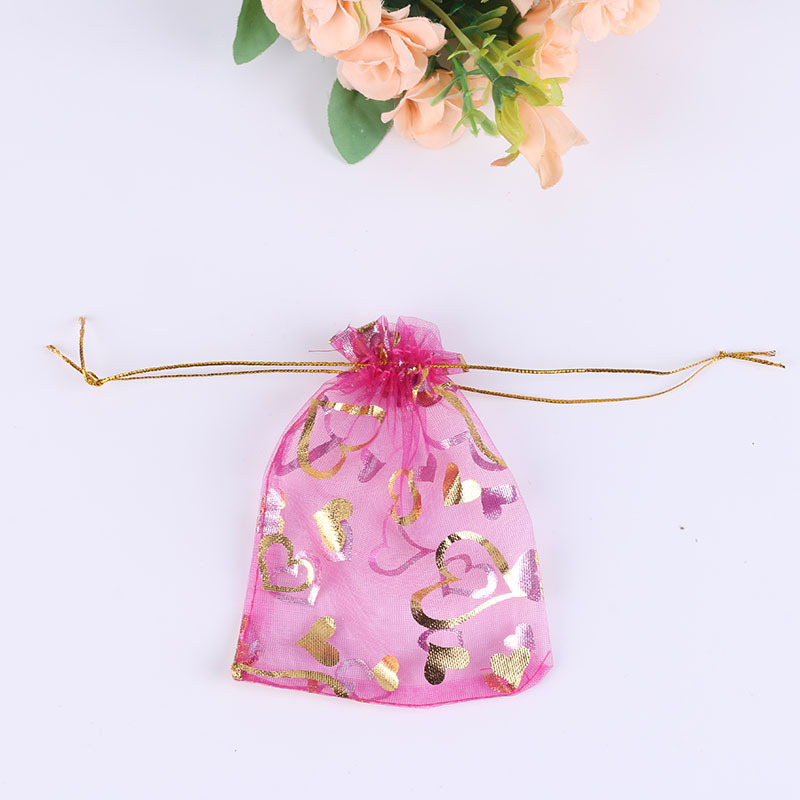 13x18cm Big Size Heart Shaped Gift Pouch bag 5x7inc_img_6