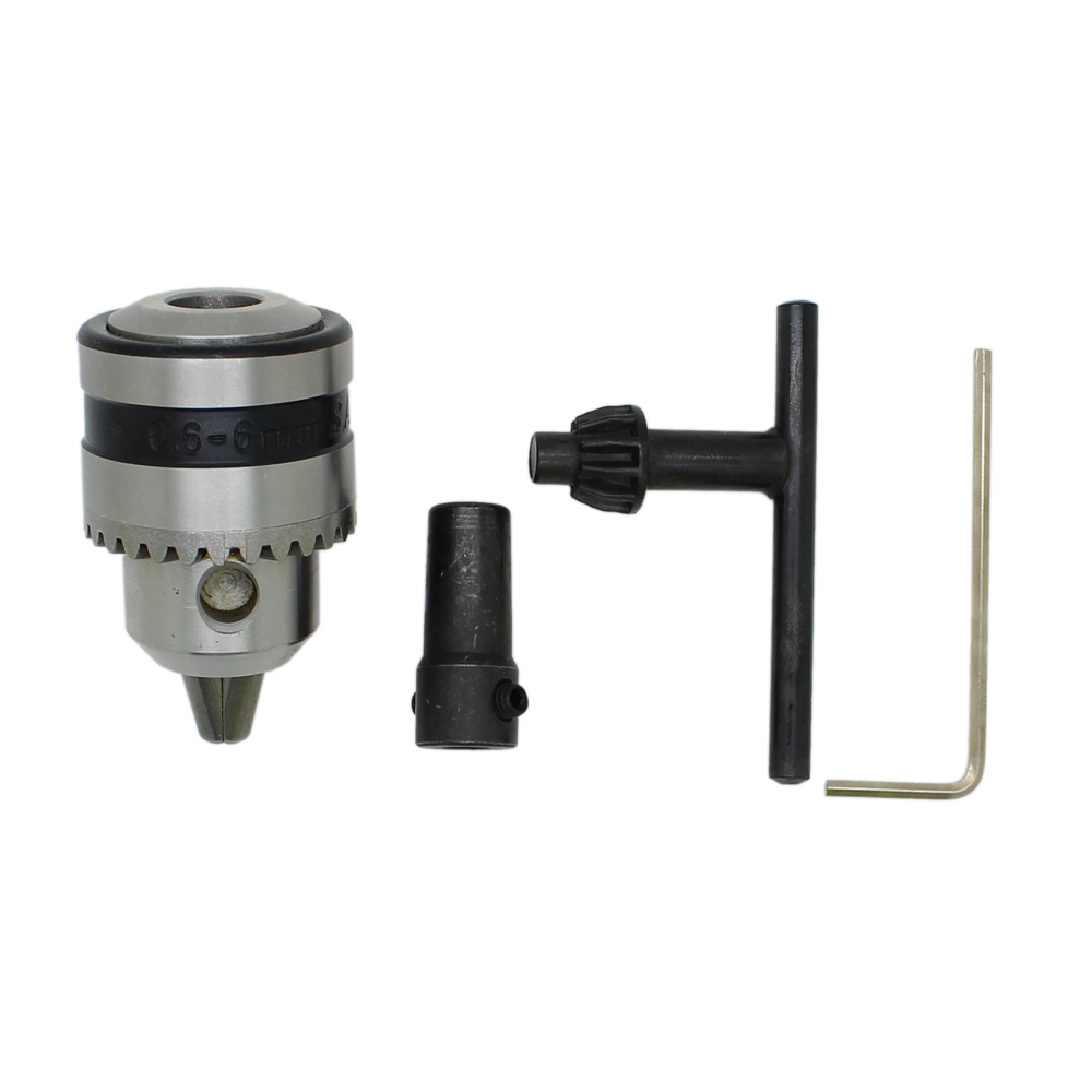 0.6–6mm Mini Drill Chuck Adapter for 775 Motor | B10 3-Jaw Precision Chuck with 6mm Shaft Connector – DIY Tools_img_3