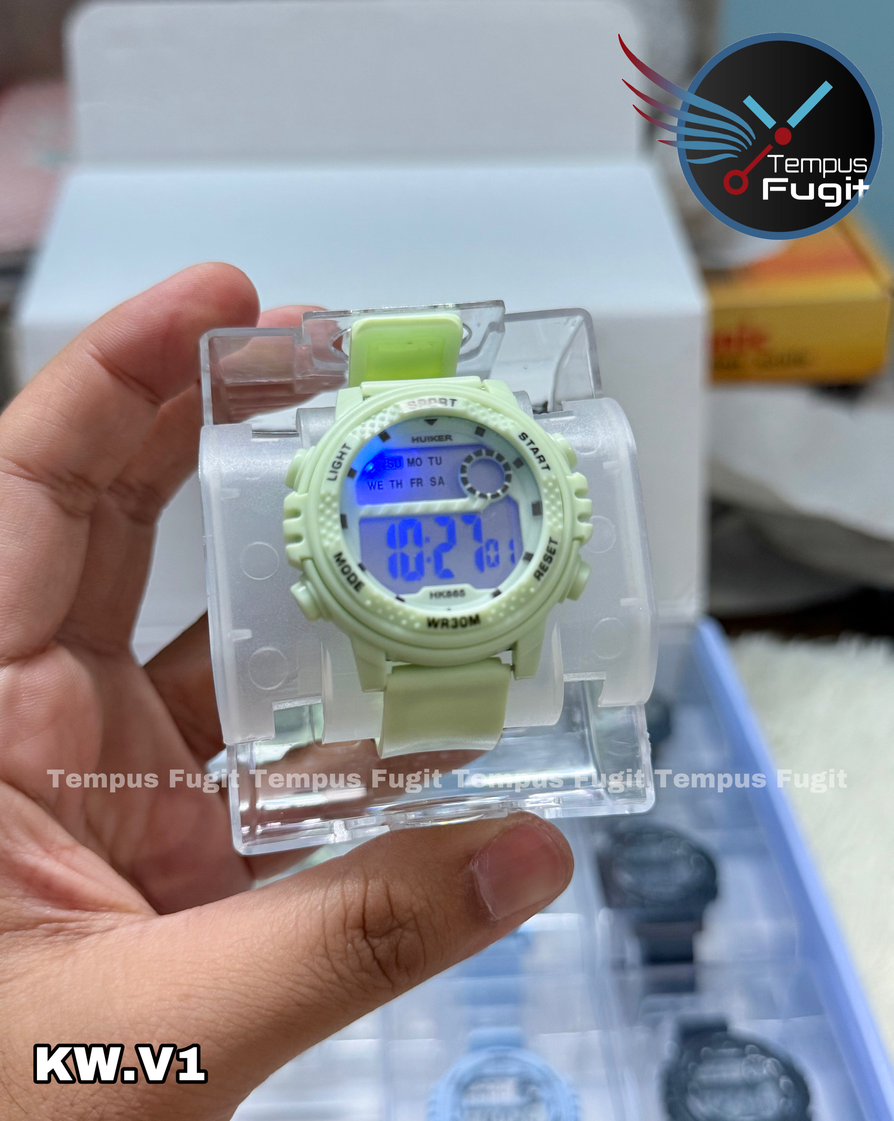 KW.V1 Kids Watch from Huiker- Green_img_1