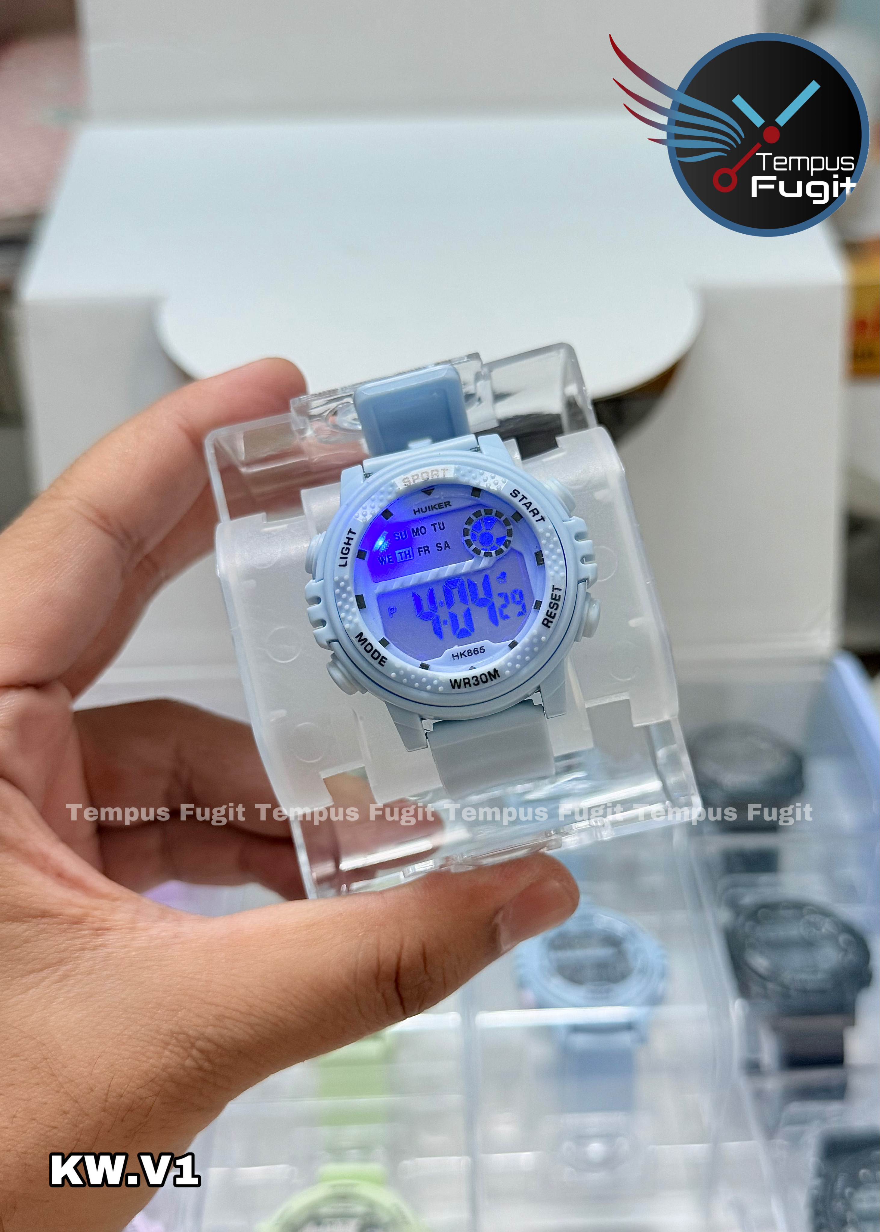 KW.V1 Kids watch from Huiker- Sky blue_img_1