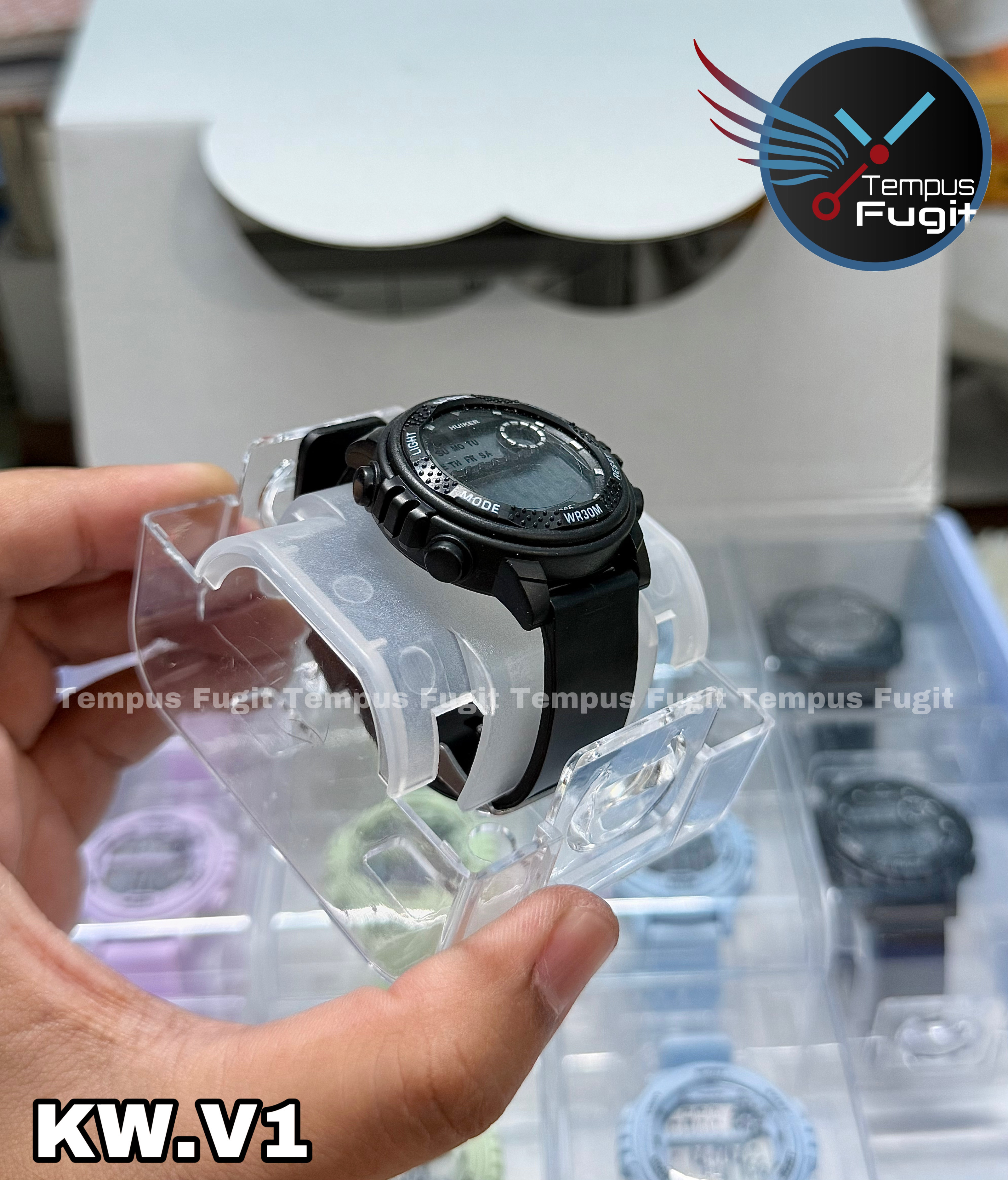 KW.V1 Kids watch from Huiker- Black_img_2