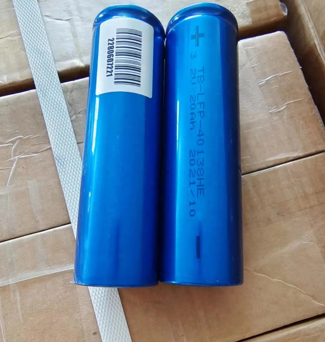 Use Cylindrical LiFePO4 40138 3.2V 20Ah Lithium Iron Phosphate Battery | Solar, EV, Golf Cart Use
