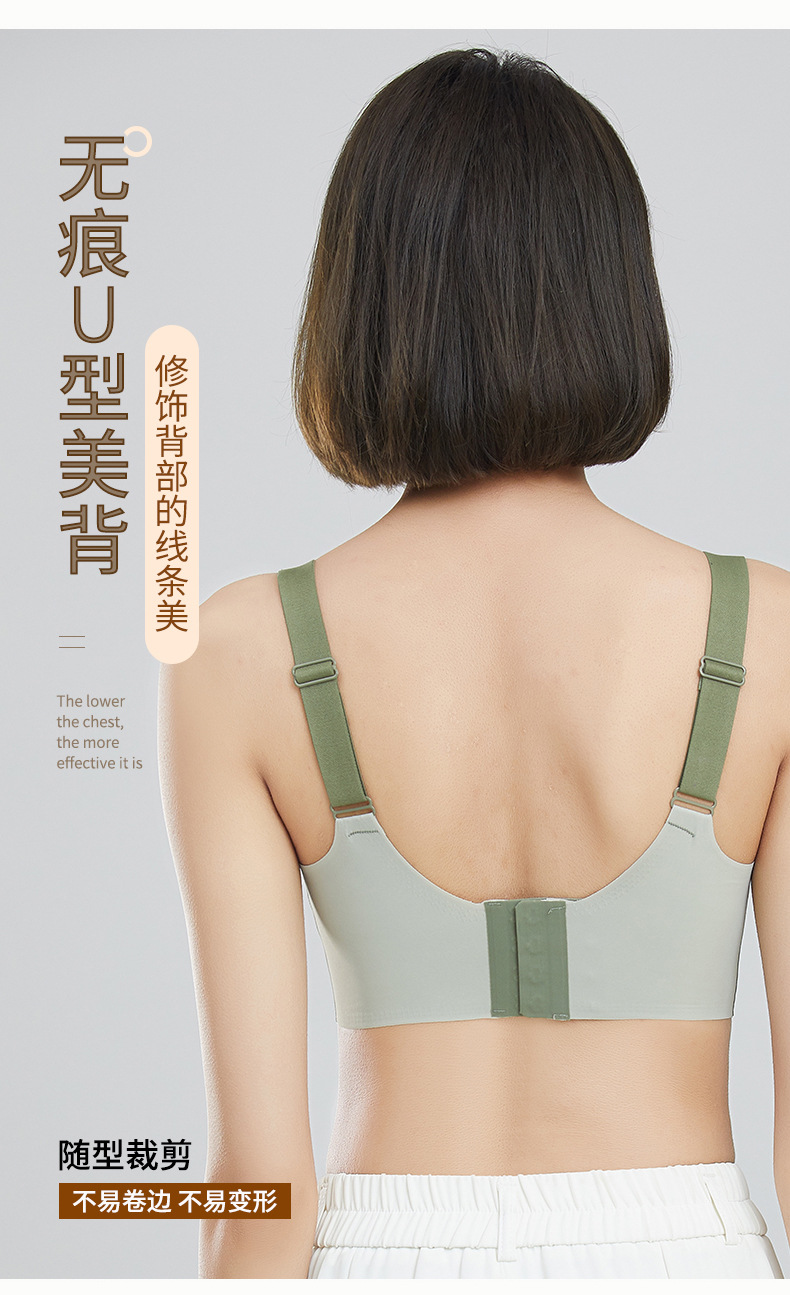 Women Gravity Defying Lift Push Up Bras No Underwire Gather Anti Sagging Shaping Comfortable Seamless Sports Oriented Underwear_img_7