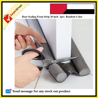 Door Sealing Foam Strip 36 inch use for Under Door Guard  1pcs Random Color_img_1