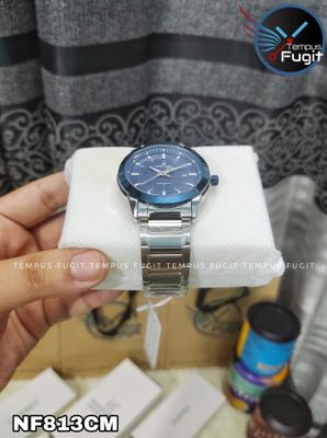 Naviforce 8029 Gents Chain Watch - Blue Dial- Blue Bezel- Silver Chain- TF Code NF813CM_img_15