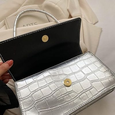 2025 Summer Candy Stone Pattern Small Square Bag – Women’s PU Leather Handheld & Crossbody Bag | Urban Simplicity Style | Multiple Colors_img_19