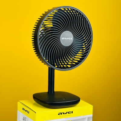 Awei F23 Mini Portable Usb Rechargeable Desk Fan_img_1