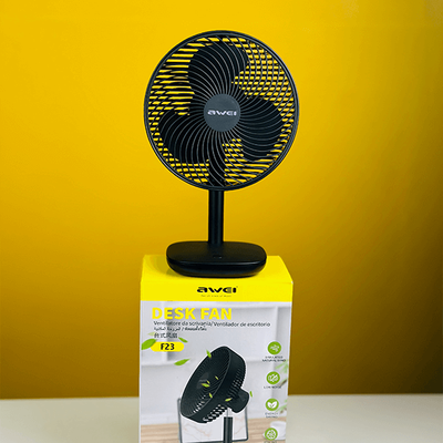 Awei F23 Mini Portable Usb Rechargeable Desk Fan_img_0