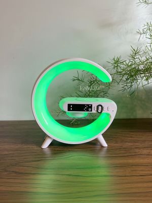 G63 Smart Clock with RGB Light, Bluetooth Speaker, and Wireless Charger_img_2