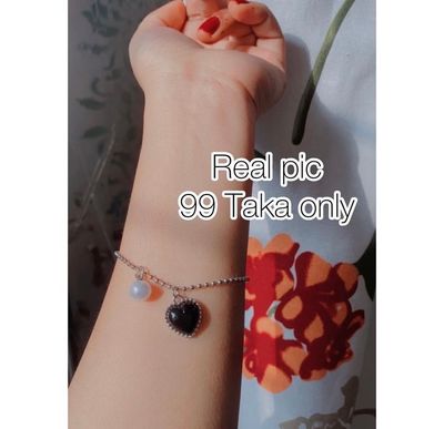 Black heart bracelet_img_1