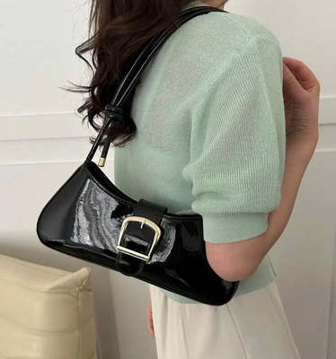 2025 Chic Top-Selling PU Shoulder Bag – Women’s Luxury Crossbody & Shoulder Bag | Bright Color Buckle Design | Party Purses_img_7