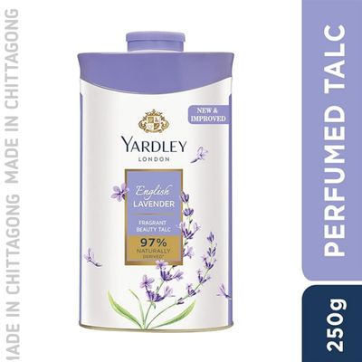 Yardley English Lavender Talc 250g - Fresh & Soft Skin_img_0