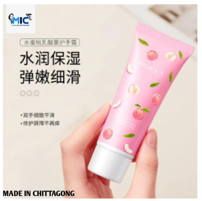 Bioaqua peach lactic acid bacteria hand cream essence hand cleaning moisturizing mild hydrating hand Cream- 100g_img_2
