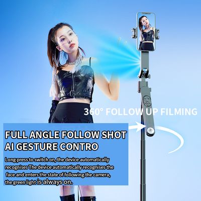 YE Q515TK Extendable 71″ Ai Face Tracking Gimbal Selfie Stick Tripod with Wireless Remote – Black_img_4