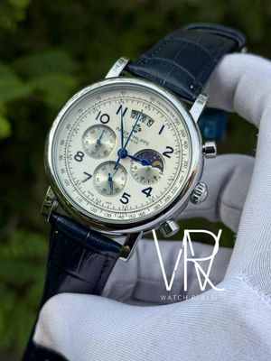 PATEK PHILIPPE MOONPHASE BLUE BELT WHITE DIAL_img_0
