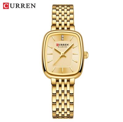 Curren 9093 Ladies Chain Watch- Golden Dial- Golden Bezel- Golden Chain- TF Code CR888CF_img_0