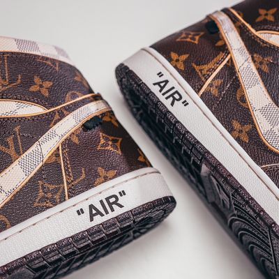 Louis Vuitton x Air Jordan 1 (Mirror Copy)_img_1