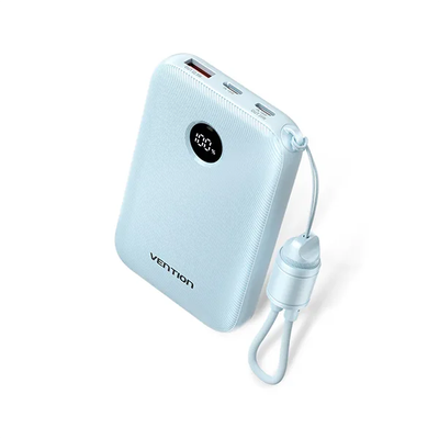Vention FKAB0-C 10000mAh 22.5W Fast Charging Power Bank with Built-in USB-C Cable_img_1