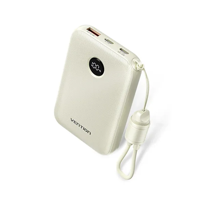 Vention FKAB0-C 10000mAh 22.5W Fast Charging Power Bank with Built-in USB-C Cable_img_2