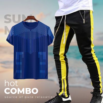 Stylish Sports T-Shirt & Trouser (2pc Set)_img_0