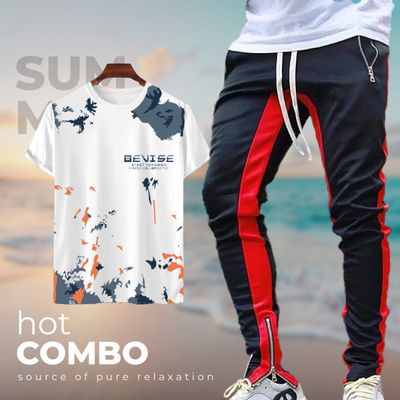 Stylish Sports T-Shirt & Trouser (2pc Set)_img_2