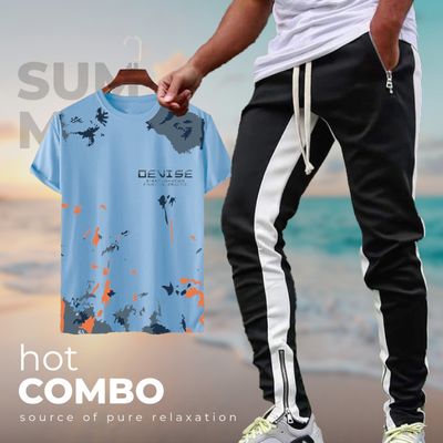 Stylish Sports T-Shirt & Trouser (2pc Set)_img_3