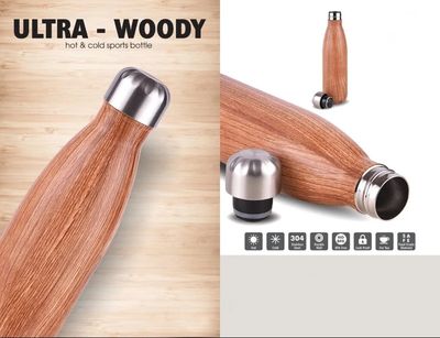 500ml SS Thermos Water Bottle – WB-1657 Teak Brown_img_1