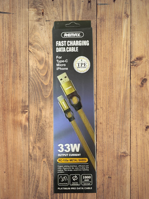Remax Fast Charging Data Cable (1000mm) 33w_img_0