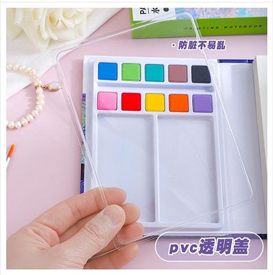 Coloring Water Painting Book Portable Pocket Travel Sketching Set Watercolor Book_img_3