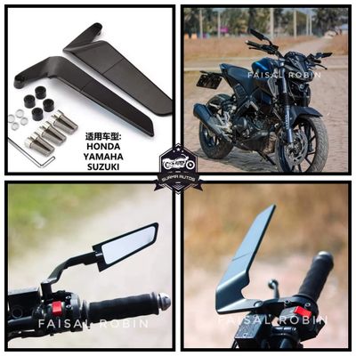 Universal Motorcycle Mirror Side Winglet Design for all bike-2pcs_img_2