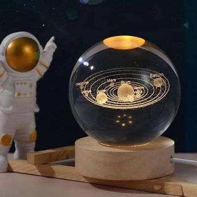 Stylish Multicolor LED Lamp with Wooden Base – Decorative Night Light for Home & Office | Buy Now at OroBD_img_2