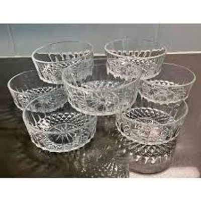 Glass Firni Bati Set 6 pcs-কাচের নাস্তা বাটি সেট -৬ পিছ #22B_img_0