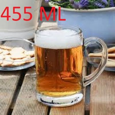 Glass Water Mug 455ML-জাম্বু সাইজ কাচের মগ #24_img_2