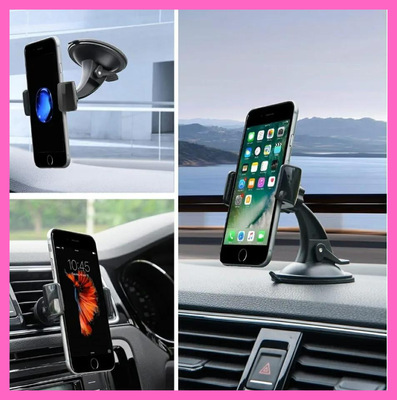Universal Premium DH17 Gravity Linkage In Car Phone Holder_img_1