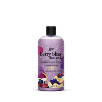 Boots Berry Bliss Cheesecake 3-in-1 Shower Gel, Bubble Bath & Shampoo_img_0