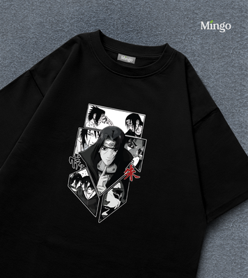 Itachi × Sasuke (Naruto) - Black Dropshoulder