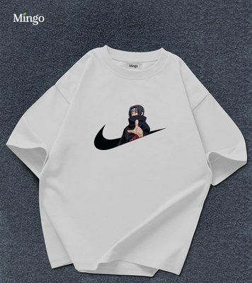 Itachi × Nike (Naruto) - White Dropshoulder