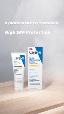 CeraVe AM Facial Moisturizing Lotion SPF50 with Ceramides and Vitamin E for Normal to Dry Skin 52ml_img_4