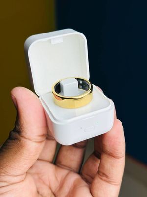 GrearUp Smart Finger Ring for Fitness Tracking – With Charging Case – (Ring Size -9)_img_0