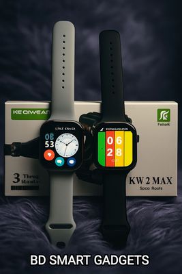 KW-2 MAX Smart Watch – 2.02″ HD AMOLED Display, Bluetooth Calling & 3 Straps | Best Value in Bangladesh_img_0