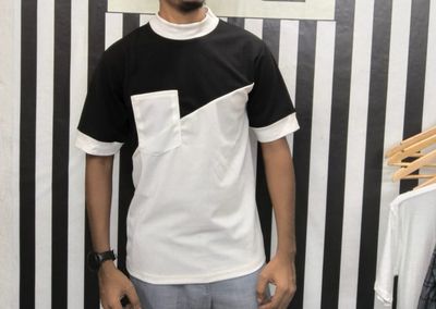 White & Black Contrast Drop-Sholder_img_0