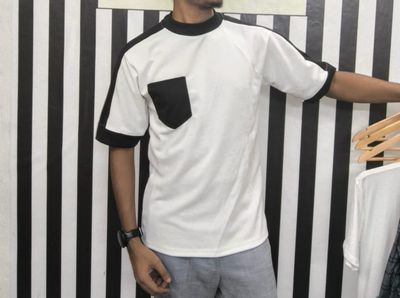 Black & White Contrast Drop-Sholder_img_0