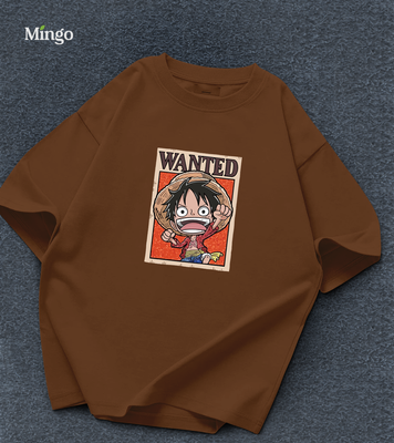Wanted D.Luffy (One Piece) - Coffee Dropshoulder