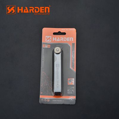 HARDEN 32pcs Feeler Gauge,  65Mn Blade, Professional Metal Feeler Gauge Set; 580432_img_5