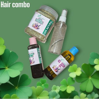 Harbal Oil(100ml) + Rosemary(80gm) + Organic Shampoo(115ml) + Spray bottle_img_1
