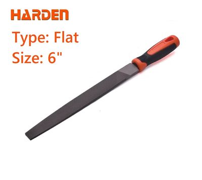 HARDEN Flat Bastard File ( 6" | 8" | 10" | 12" ), Professional Flat Bastard Mill File With Soft Handle; 610632 | 610633 | 610634 | 610635_img_7