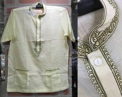 Elegant Off White Fotua - Premium Quality Traditional Wear_img_0